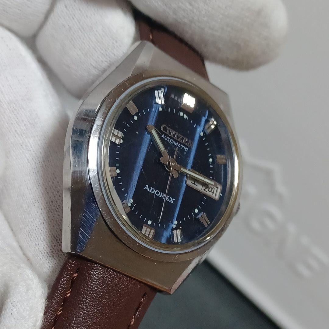 CITIZEN アドレックス 自動巻き カットガラス