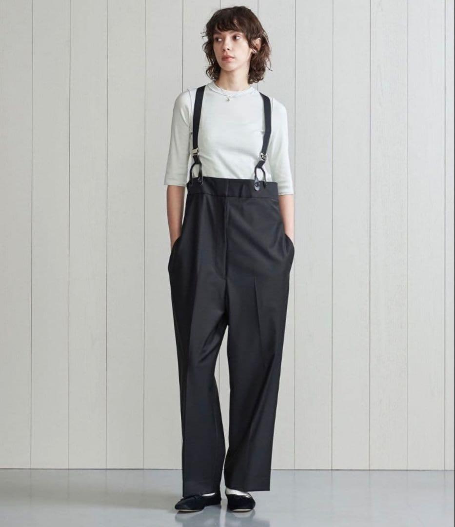 ＜H＞トロピカルハイウエストサスペンダーパンツ　エイチビューティアンドユース