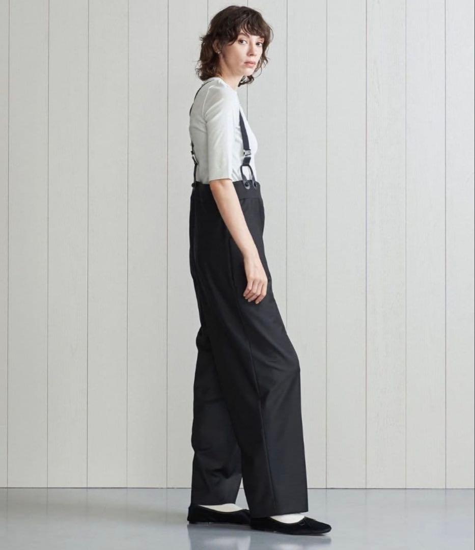 ＜H＞トロピカルハイウエストサスペンダーパンツ　エイチビューティアンドユース