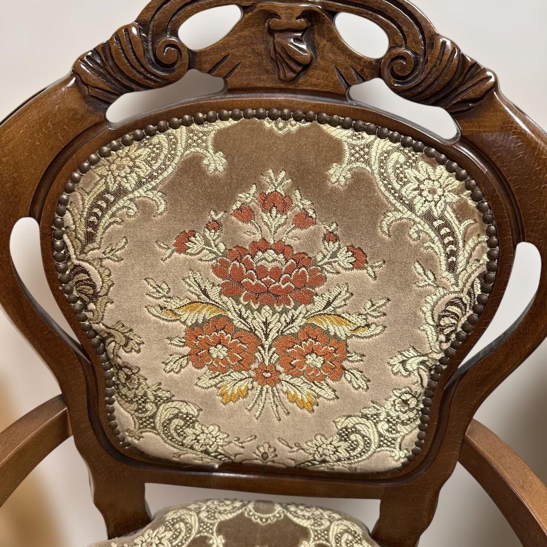 アンティーク　アームチェア 2脚セット