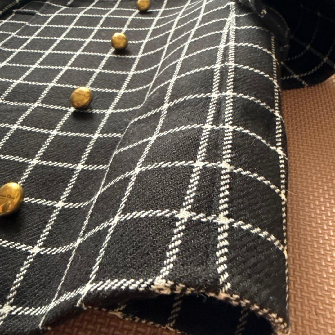 24AW DIOR ショートスリーブジャケット　黒36
