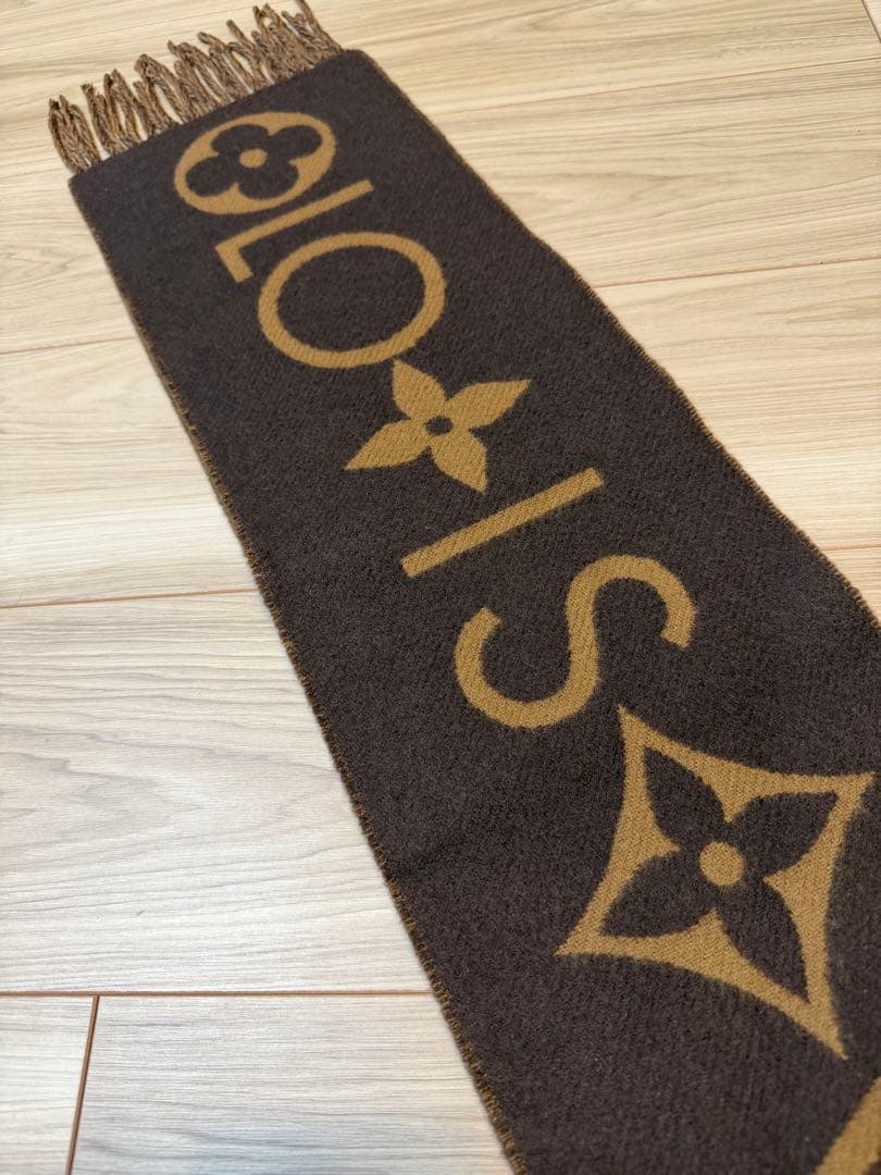 ルイヴィトン モノグラム インフィニティ マフラー カシミヤ