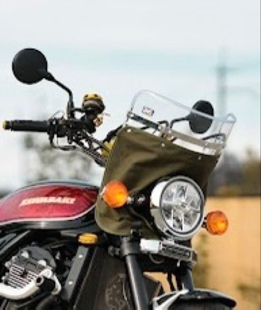 旭風防　ゼットファーザー　短風防　旧車　カーキ　緑