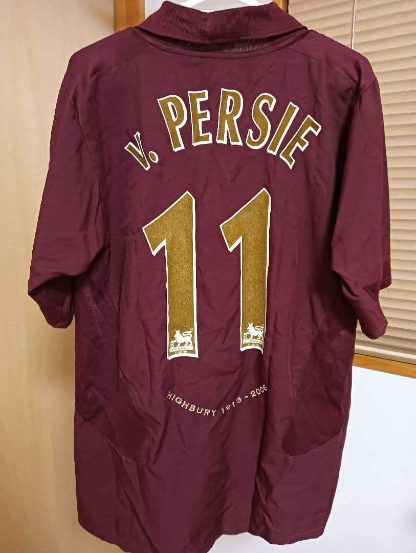 アーセナル　ハイバリー　ファンペルシー　L　ユニフォーム