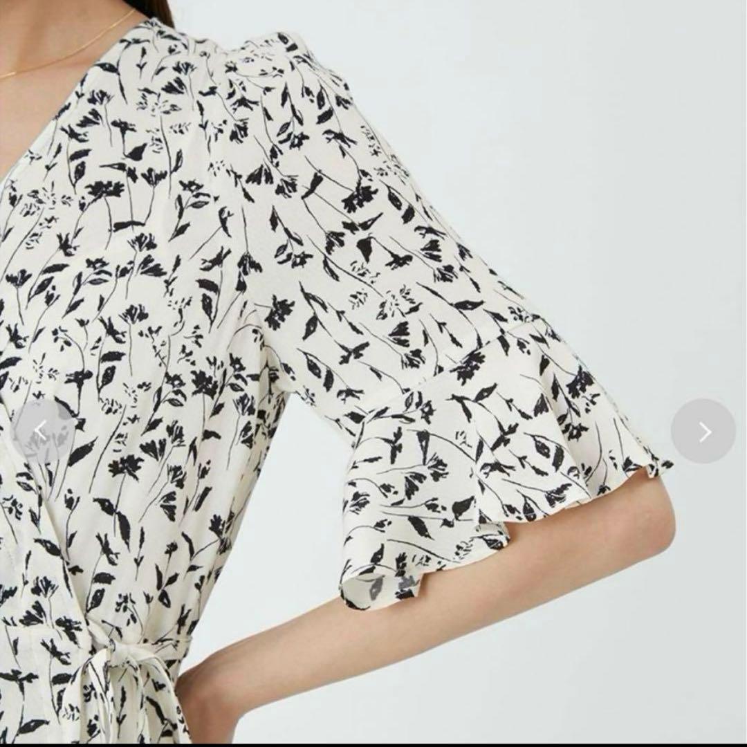 [フレイ アイディー] カシュクールプリントワンピース FWFO251082