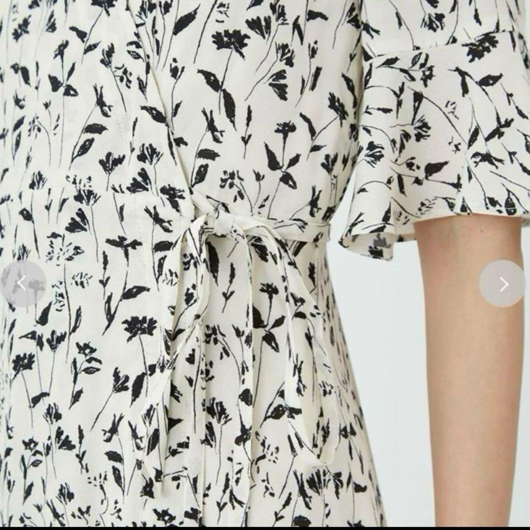 [フレイ アイディー] カシュクールプリントワンピース FWFO251082