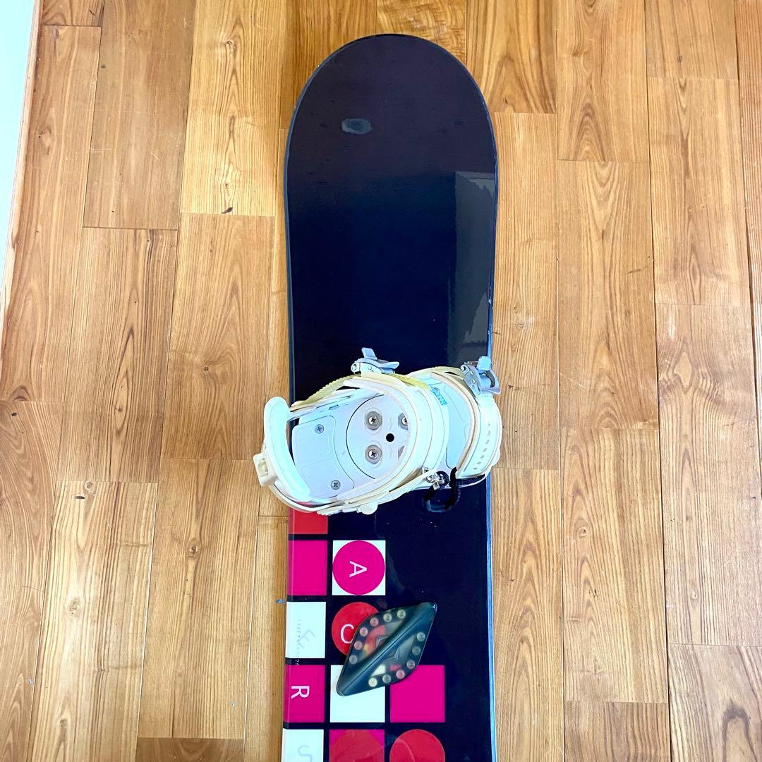 スノボ4点セット ボード 138cm ブーツ 23cm ビンディング ケース