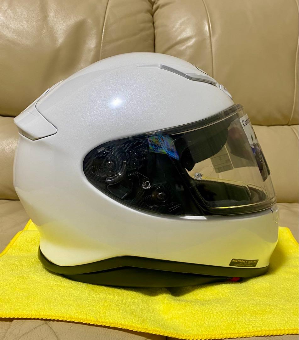 SHOEIZ-7 フルフェイス ヘルメット【美品】ホワイト Sサイズ 55cm