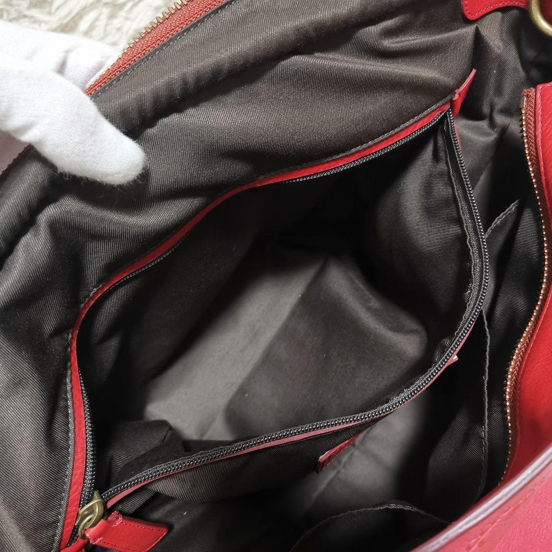 COACH トートバック ロゴ刻印 ゴールド金具 レザー