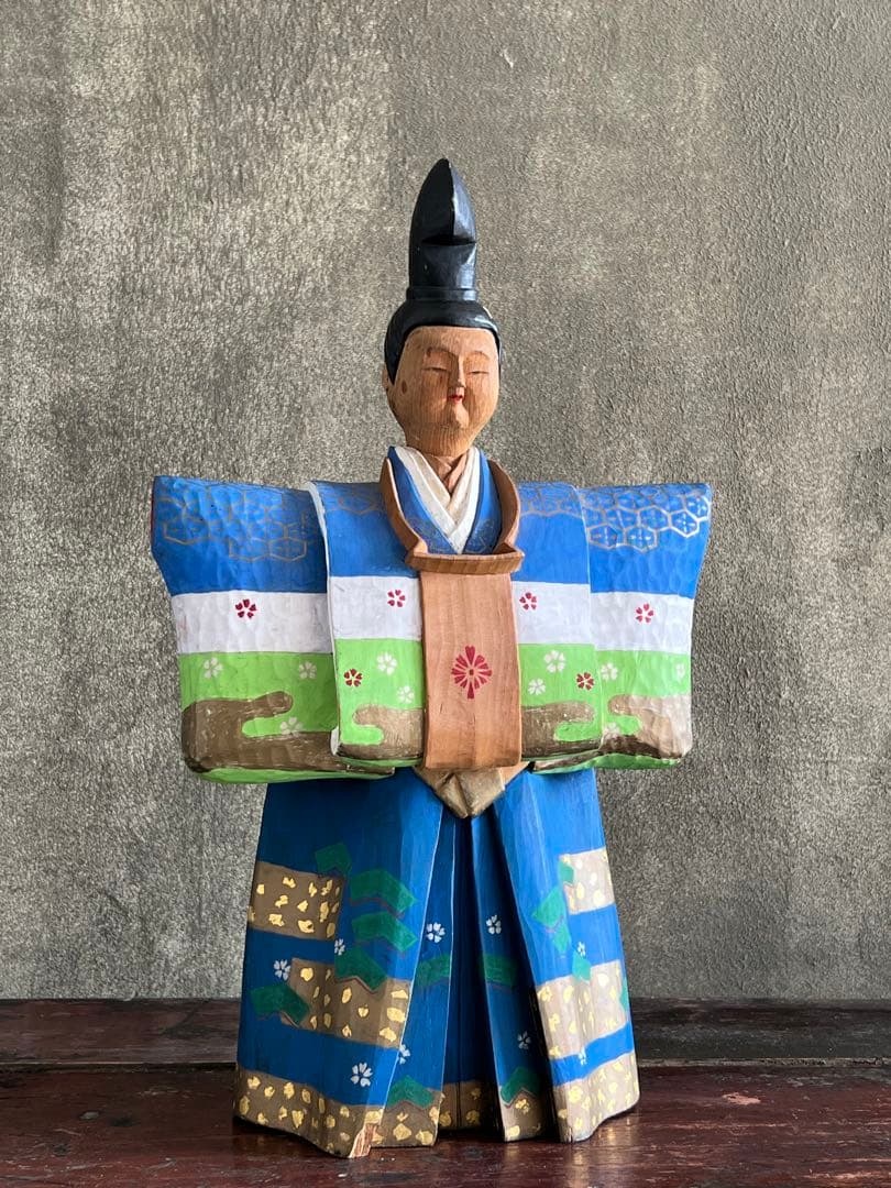 木彫 一刀彫 立ち雛人形／雛祭り 桃の節句 奈良一刀彫 井波彫刻 伝統工芸 民藝