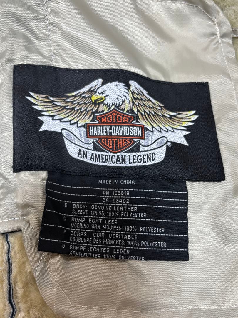 【新春SALE】Harley-Davidson リアルムートンジャケットM 女性