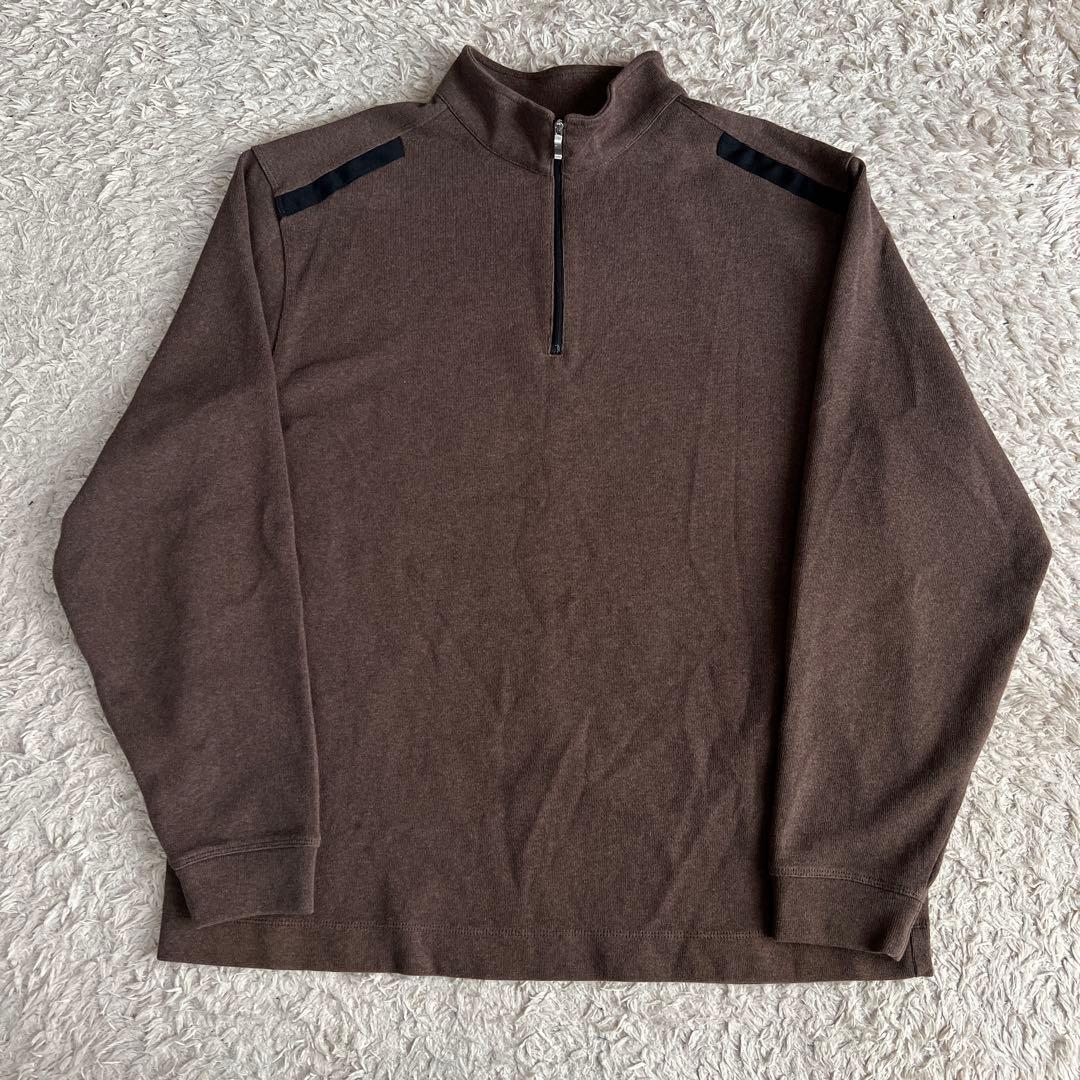 ナイキゴルフ/ハーフジップスウェット/茶系