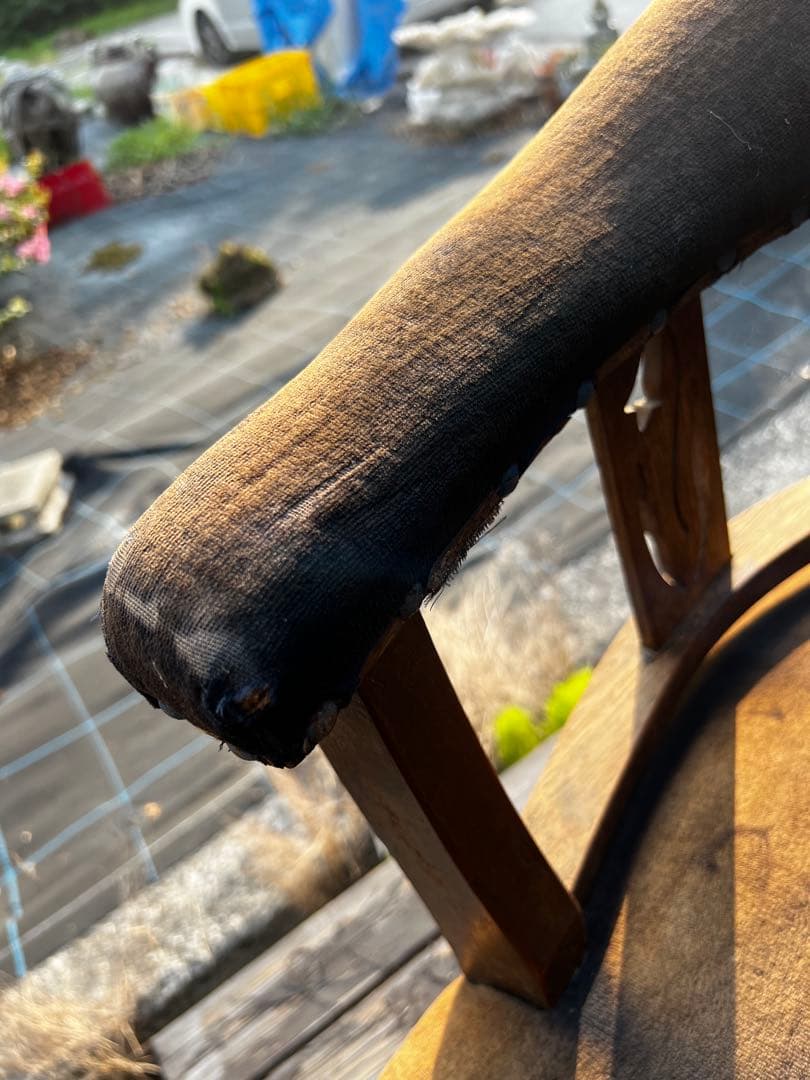 110アンティーク 大正時代 ドクターチェア 回転椅子 リペア歴無しオリジナル