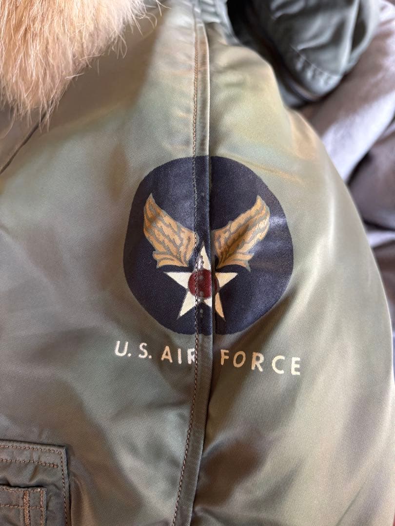 ほぼ新品 [実名復刻]バズリクソンズ N-2B サイズL ローレンスポーツ社