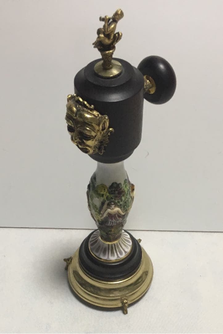 アンティーク　REUGE リュージュ　イタリー製　オルゴール　置物　イタリア製