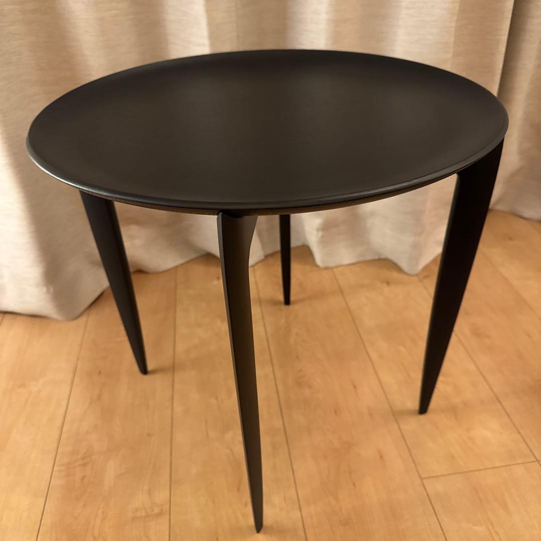 フリッツ・ハンセン トレイテーブル ブラック φ45cm