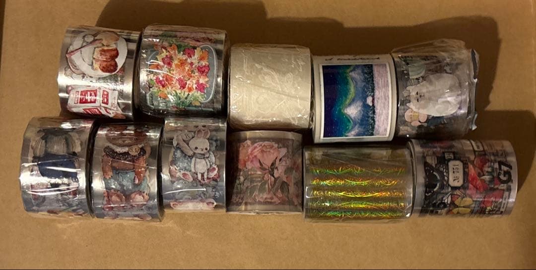 海外マステ　Lilly Bloom miaostelle 巻売り　11本セット