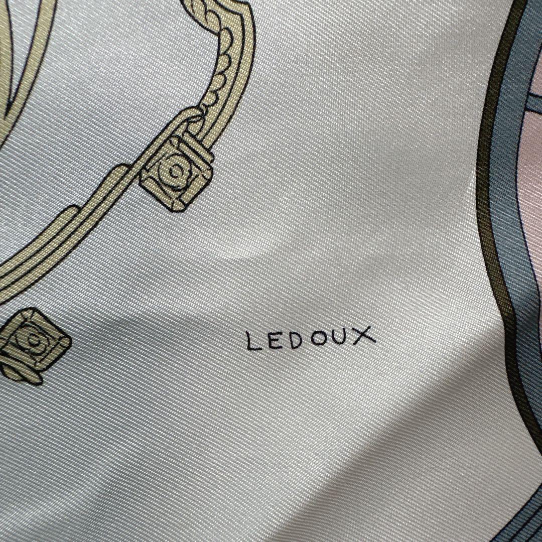 HERMES エルメス スカーフ カレ90 シルク SPRINGS ピンク