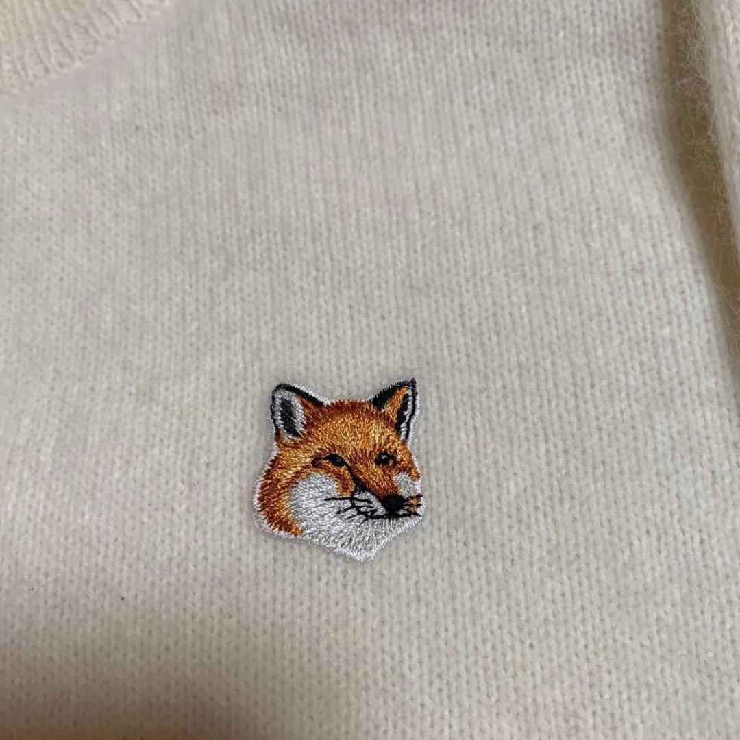 〈ゆっこ〉メゾンキツネ アンゴラニット ホワイト レディース