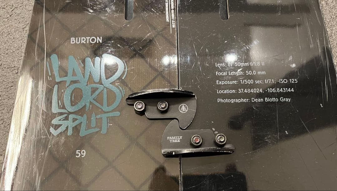 2017 Burton Landlord Split 159 スプリットボード