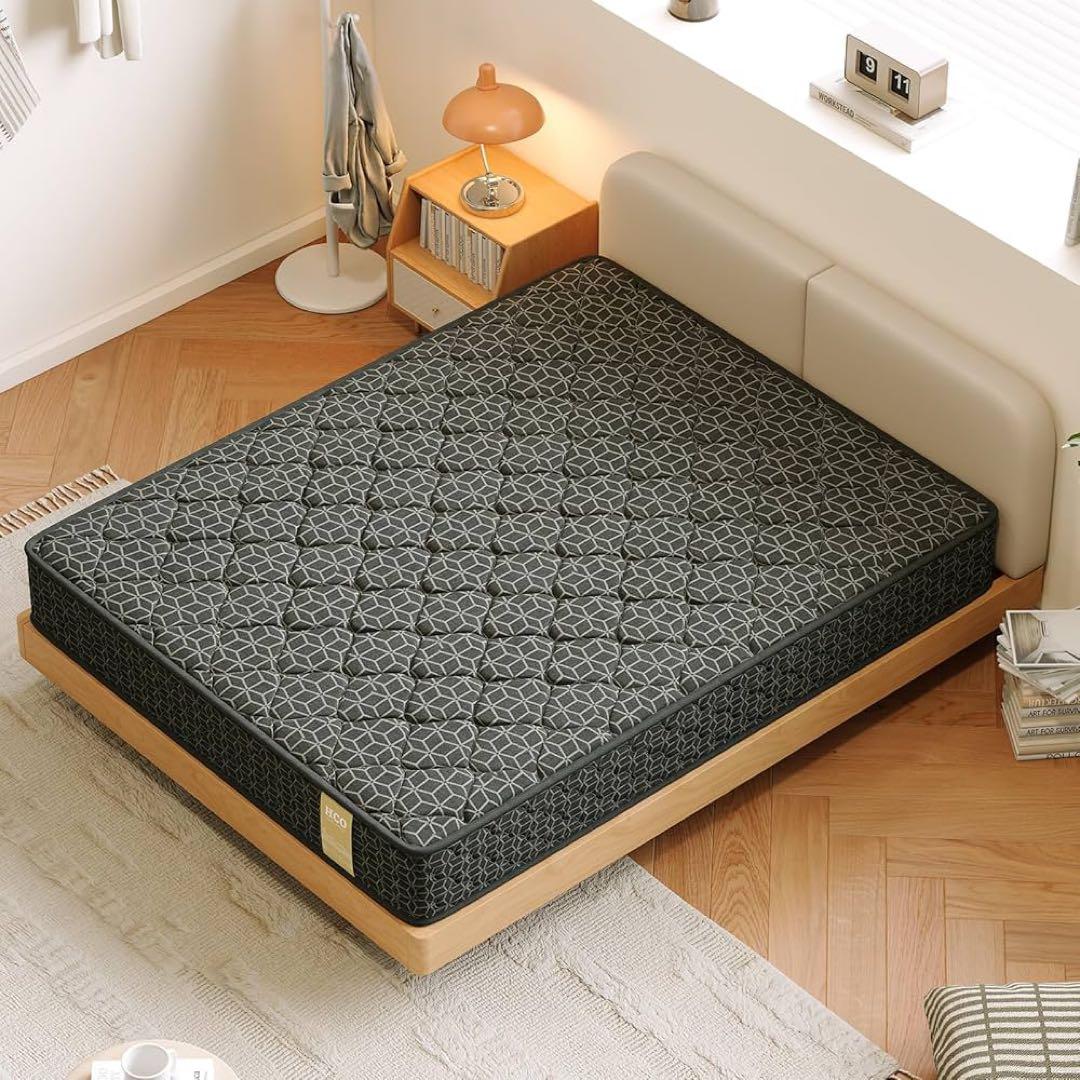 [HCO]極暑マットレス シングル 22cm 高反発静音(ブラック)