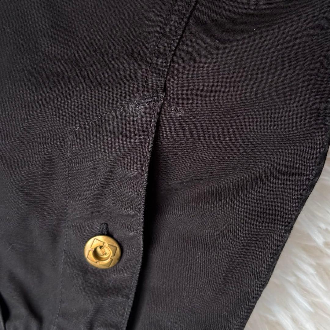 ORGUEIL日本製アメカジ黒ワークシャツ42XL相当ビッグサイズコットン人気大