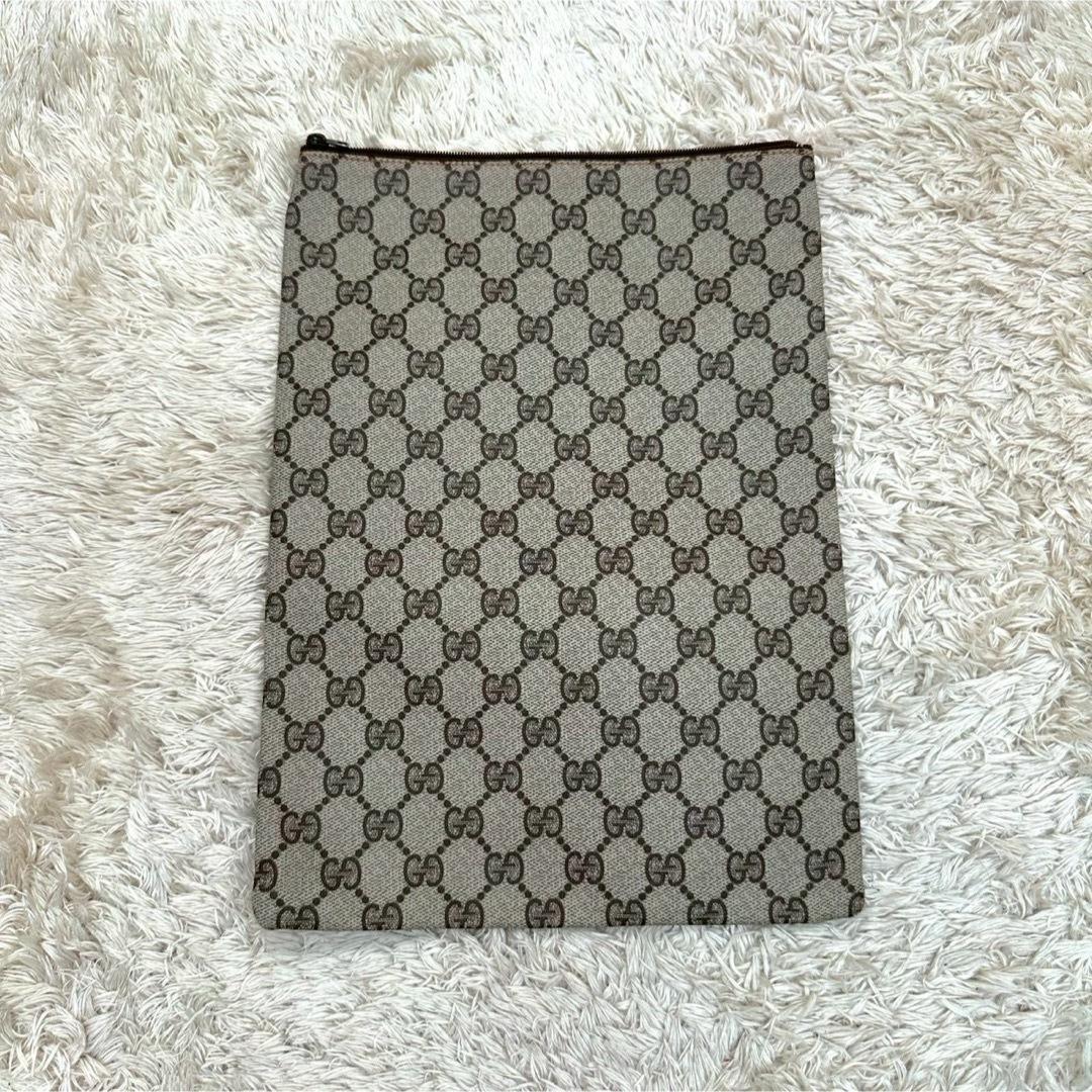 【美品】グッチ ボストンバッグ ベージュ スプリーム GG柄 シェリーライン