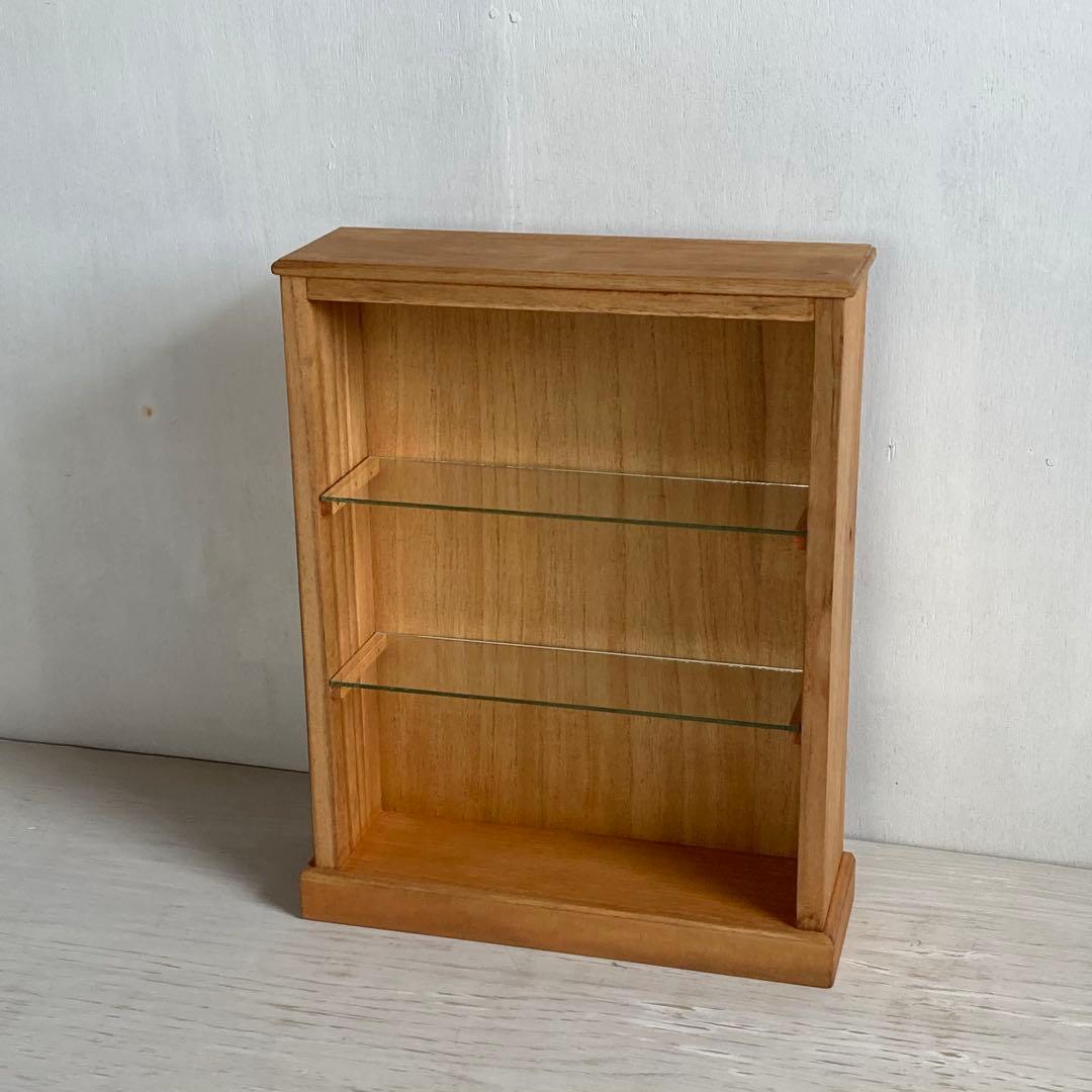 古い木製 オープンラック 3段 木製棚 陳列棚