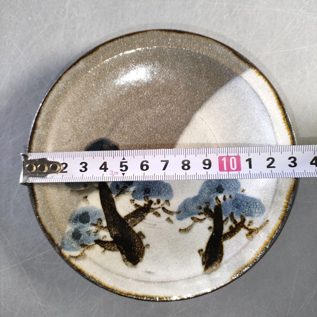 A1276-8/京焼・清水焼/清水六兵衛/相生皿6客/共箱/向付/飾皿/懐石道具