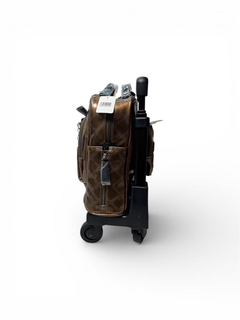 未使用品　SWANY キャリーケース　キルティング　エナメル　多収納　機内持込み