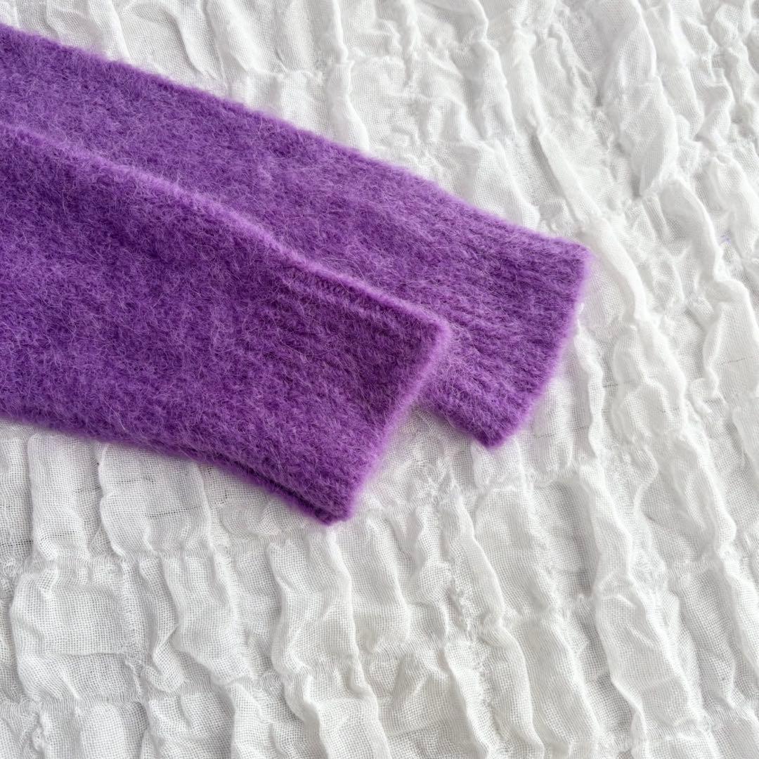 【新品未使用タグ付】 ユナイテッドアローズ アルパカ/モヘア クルーネックニット