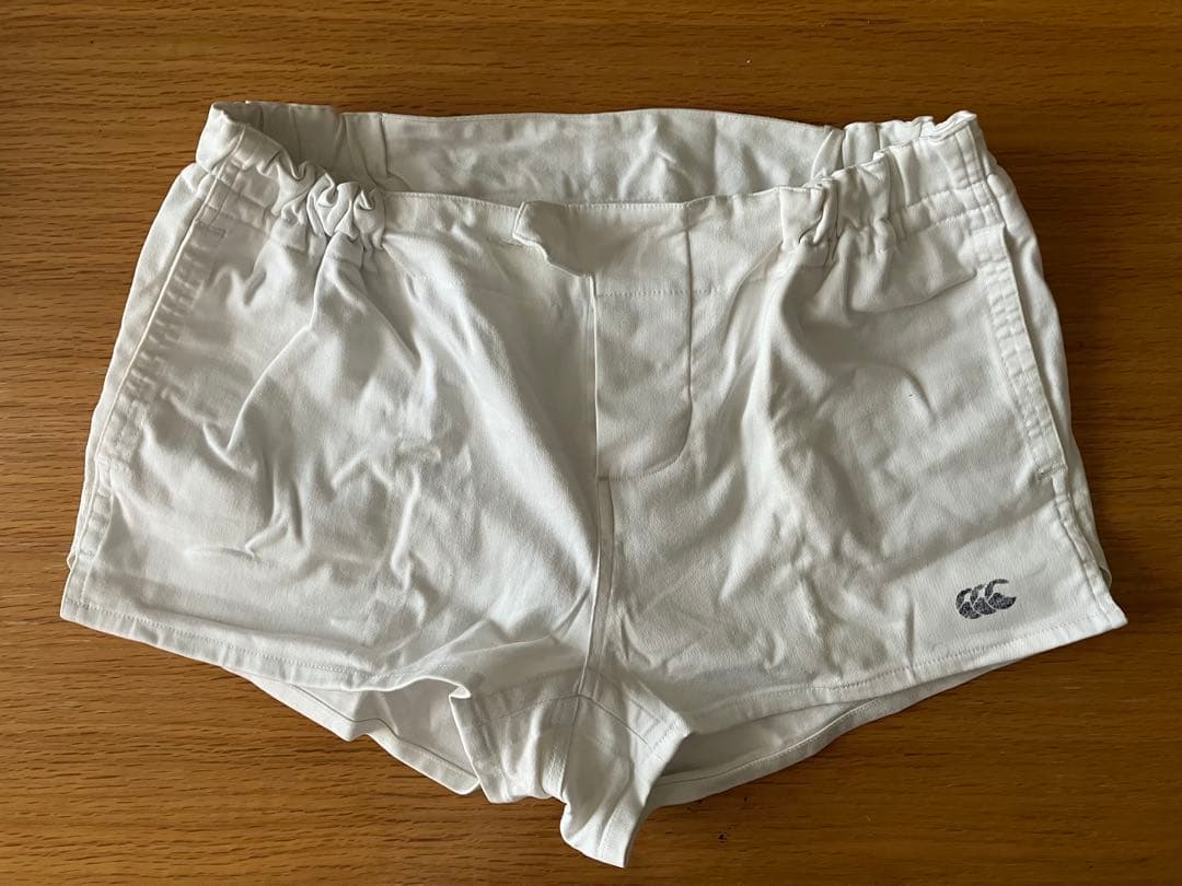 【貴重】カンタベリー／イングランド型ラグビーパンツ（白・中古）32インチ