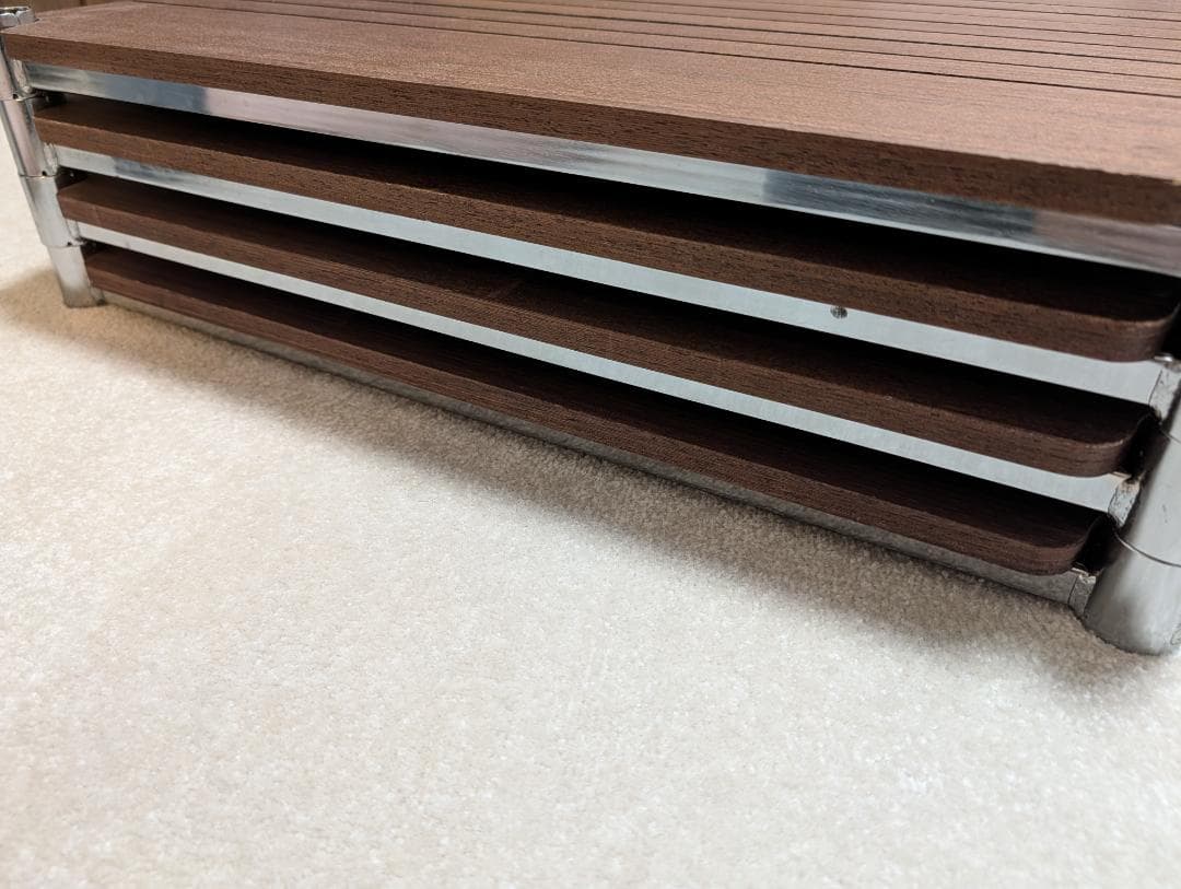 ホームエレクター ブランチシェルフ ダークブラウン 4枚 W600 × D450