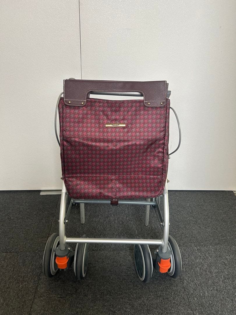 歩行車テイコブリトルスリムWAW04介護用品押して高さ調整可シルバーカー