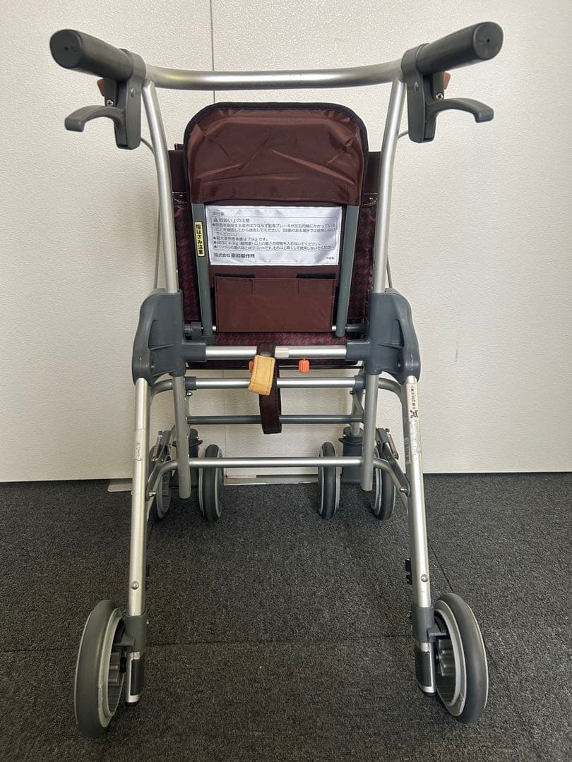 歩行車テイコブリトルスリムWAW04介護用品押して高さ調整可シルバーカー