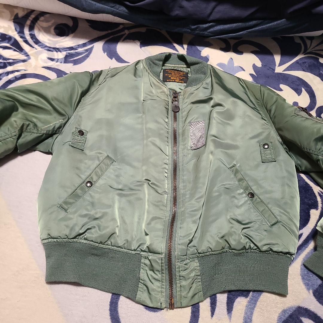 USA製 U.S. AIR FORCE MA-1 フライトジャケット L