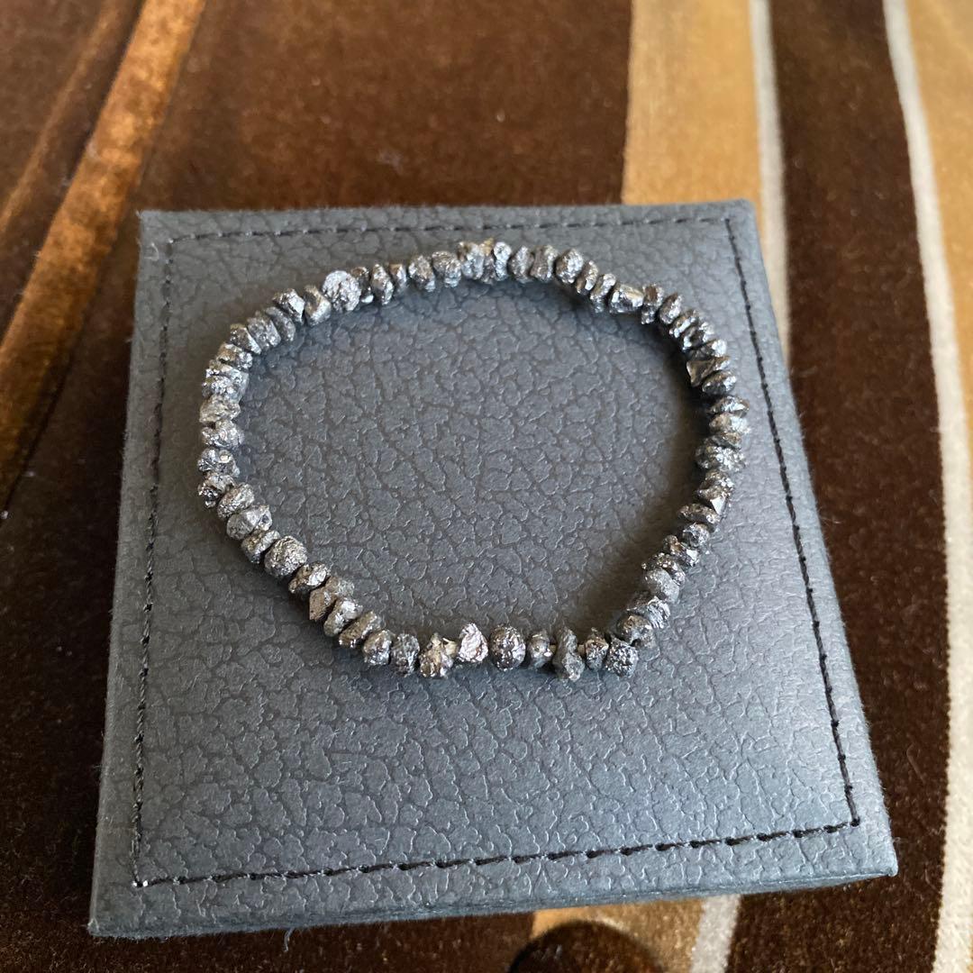 ⭐︎【宝石鑑別書付】ブラックダイヤモンド　ブレスレット