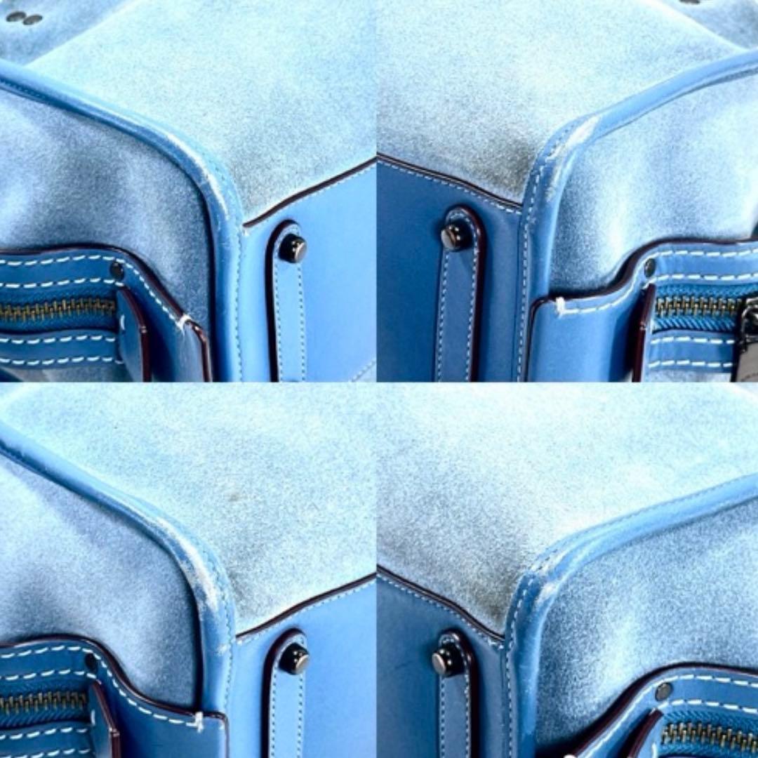 【美品】コーチ 10486 ローグ25 2way ハンドバッグ レザー 斜め掛け