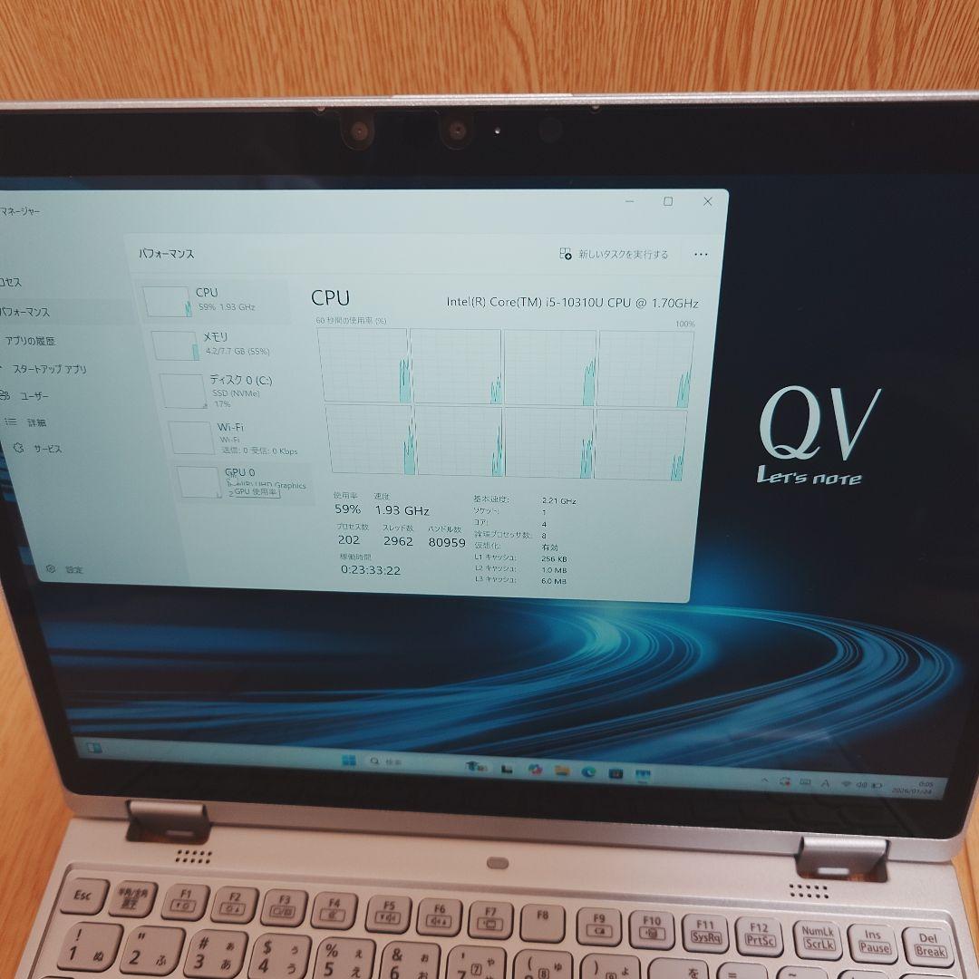 Panasonic Let's note CF-QV9 QV9 タッチパネル