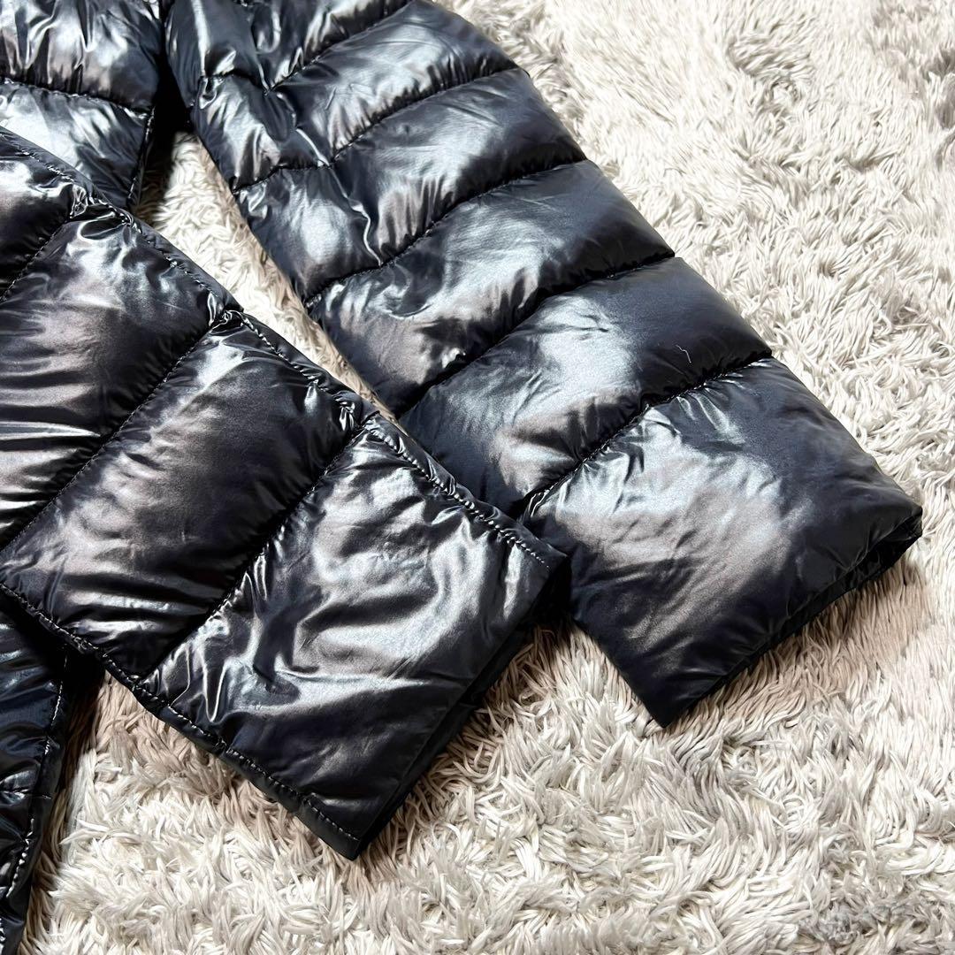 ヘルノ　リバーシブル　ダウンコート　洗えるダウン　40 Mサイズ　紺　極美品