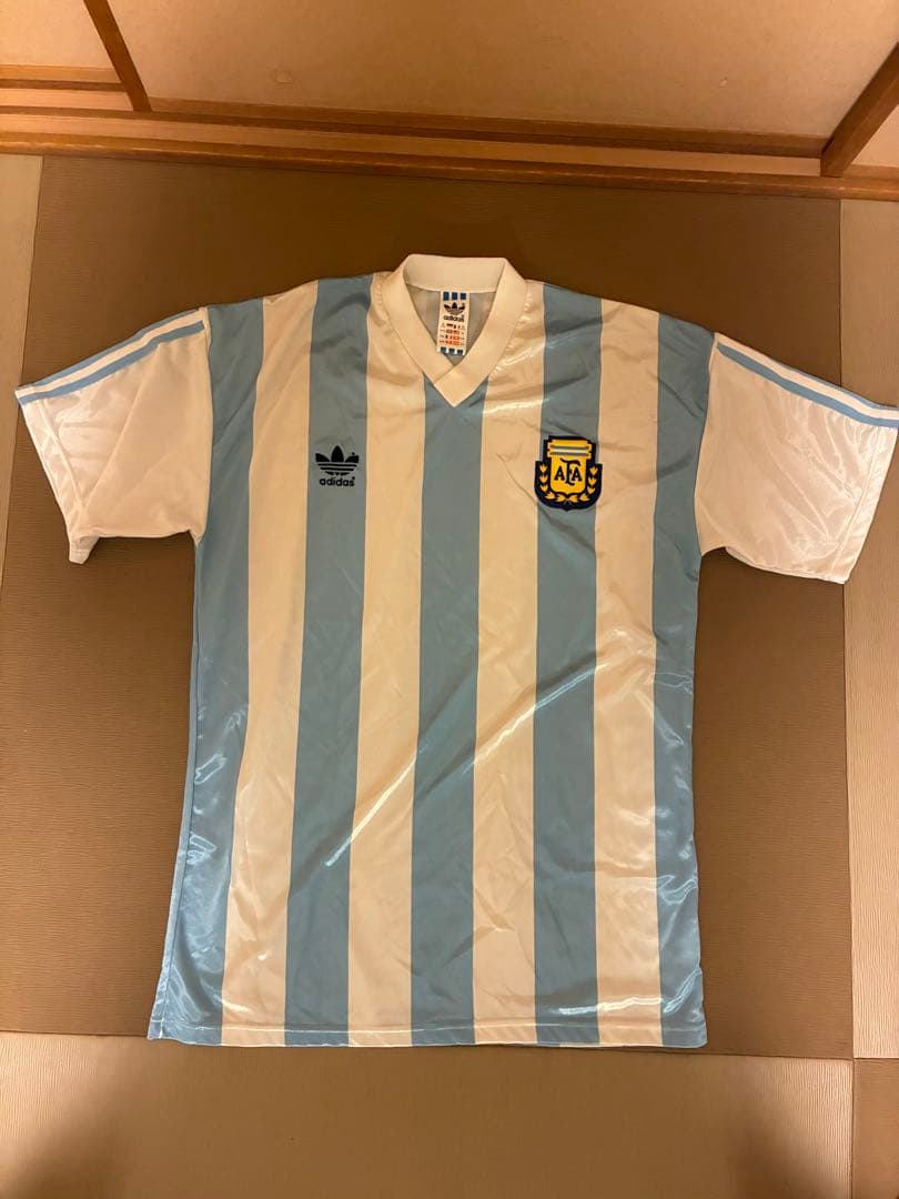 adidas アルゼンチン代表ユニフォーム90年代UK イギリス製 ゲームシャツ