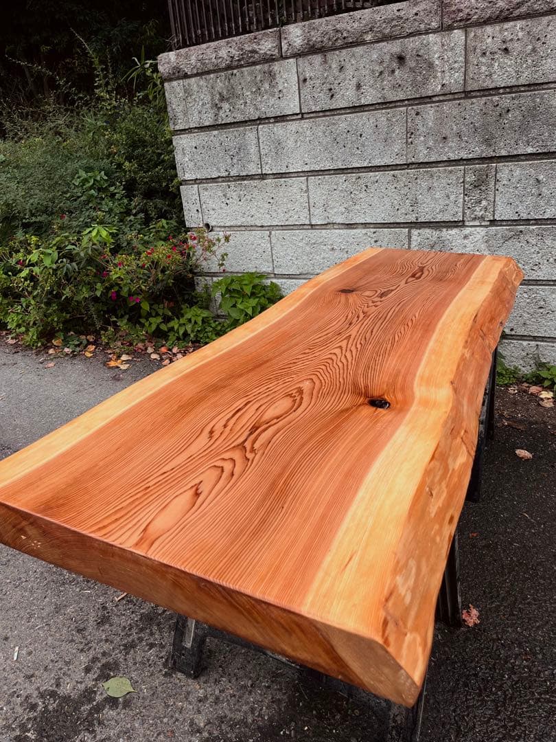 [セール品]紀州杉　一枚板　ダイニングテーブル