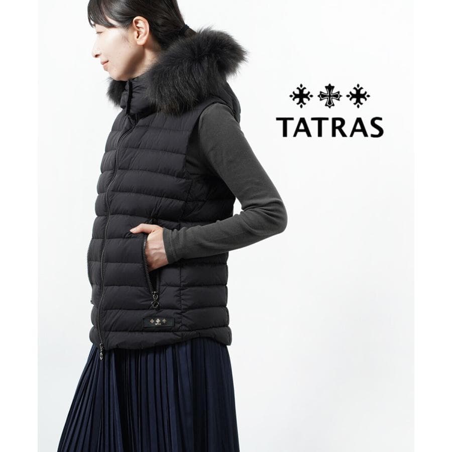 【美品】タトラス　23年　TATRAS　ORSIERA オルシエラ 　ベスト　黒