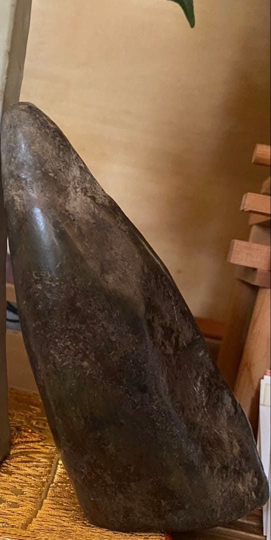 【極希少 初出し】古墳期 古玉製 特大型15.5cm 石棒状祭祀具 神聖呪具