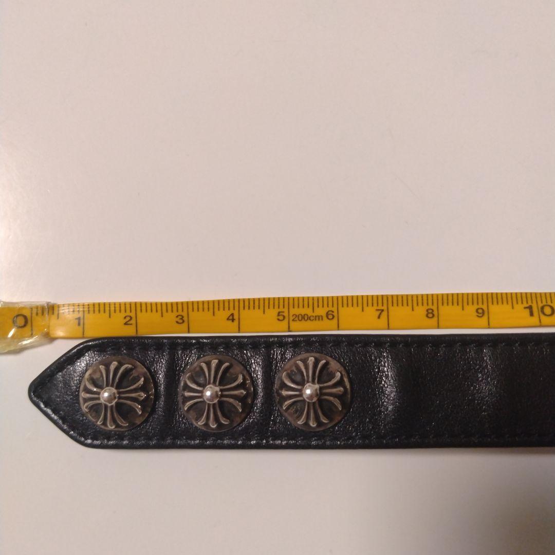 CHROME HEARTS 3ボタン 2スナップ ブレスレット インボイスあり