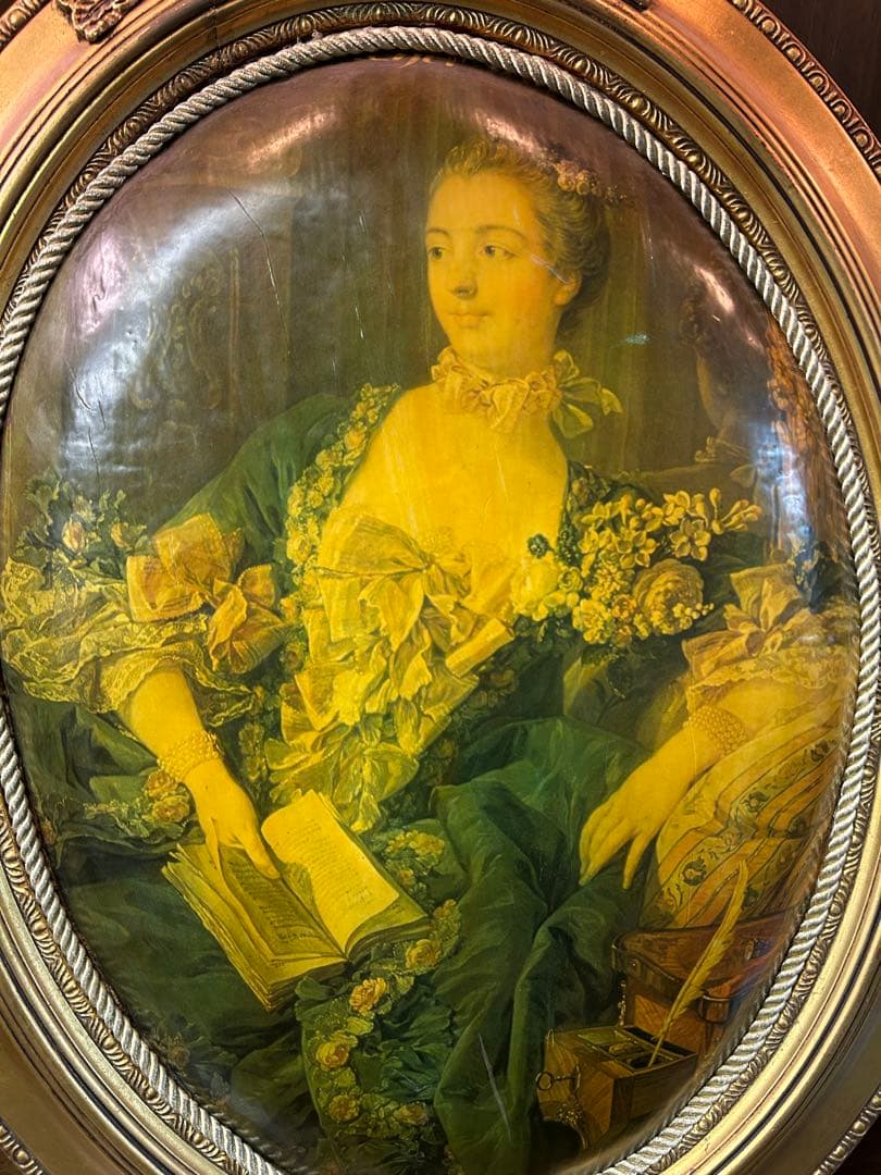 デコパージュ　肖像画