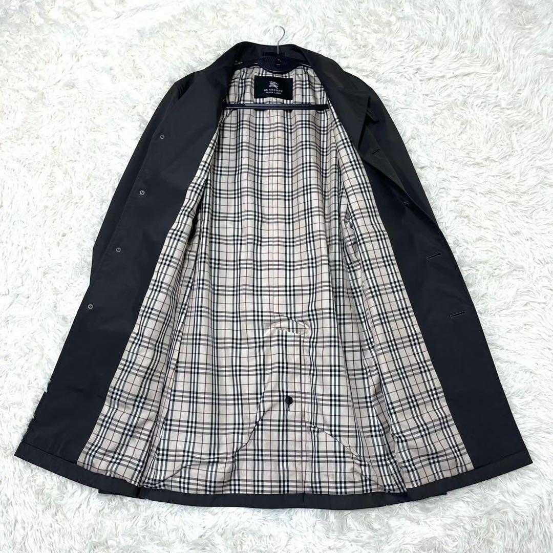 BURBERRY BLACK LABEL トレンチコート M ブラック ロング