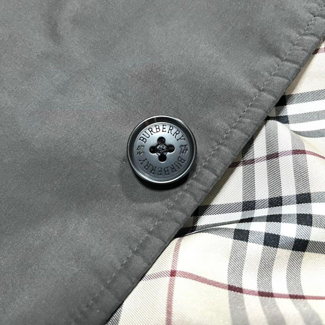 BURBERRY BLACK LABEL トレンチコート M ブラック ロング