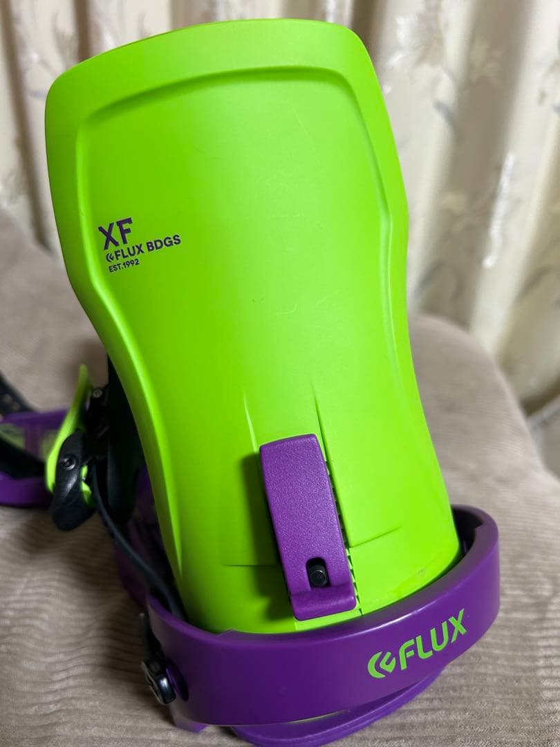 22-23 FLUX XF ビンディング Sサイズ　グリーン/パープル　使用２回