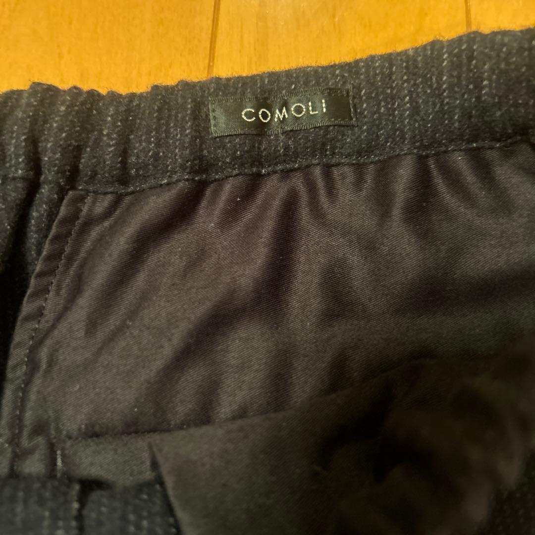 コモリ23AW リファインウール ドローストリングパンツ　COMOLI 2